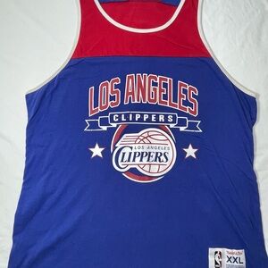 Los Angeles Clippers NBA Mitchell & Ness Men's Tank Top Blue Size 2XL